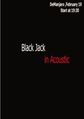 Black Jack in Acoustic