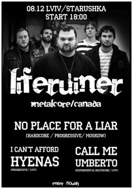 LIFERUINER (Metalcore/Canada)