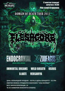 DOMAIN OF DEATH TOUR 2013